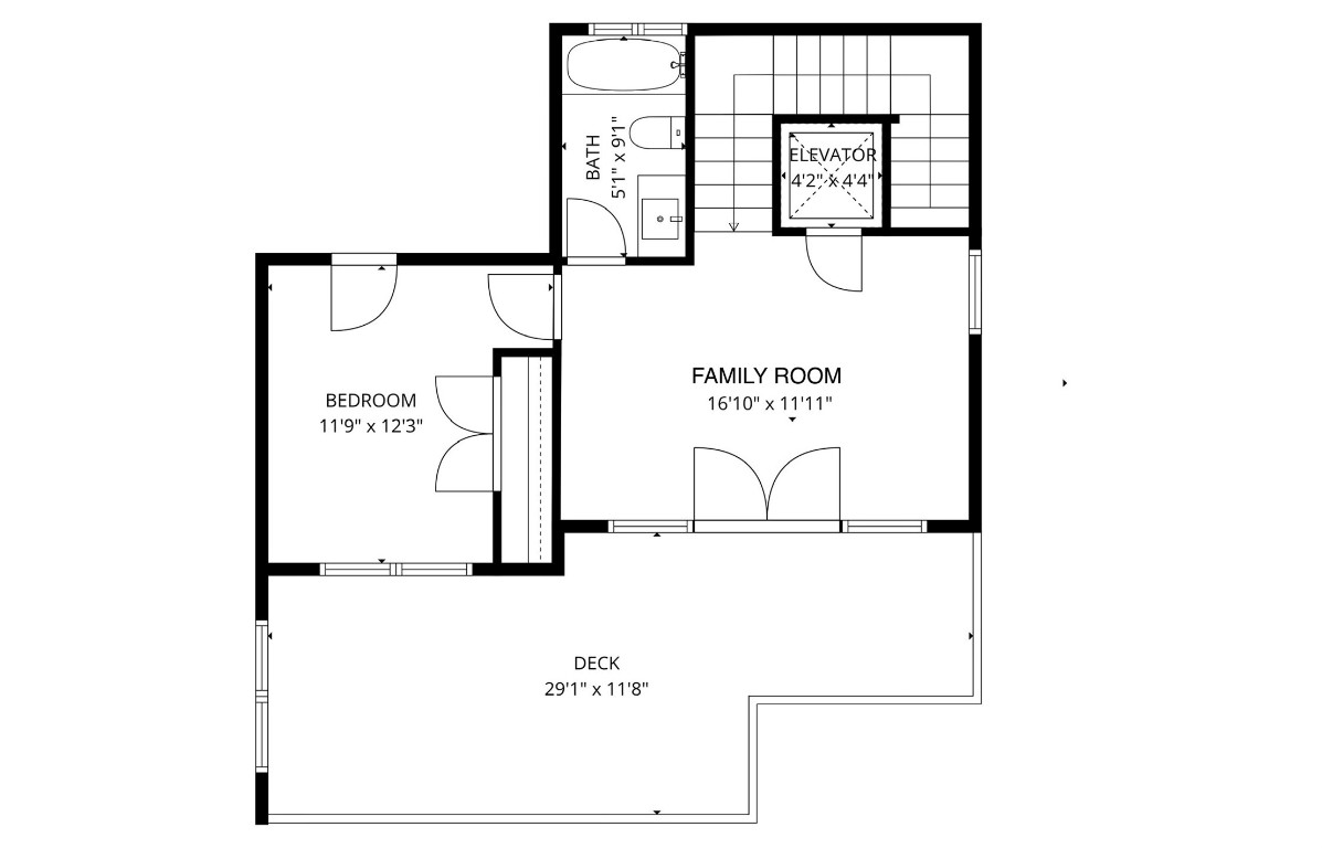 1618 Ojeman Road, Unit A Houston, TX 77055 - Photo 32 of 39 Fourth Floor and Roof top deck.