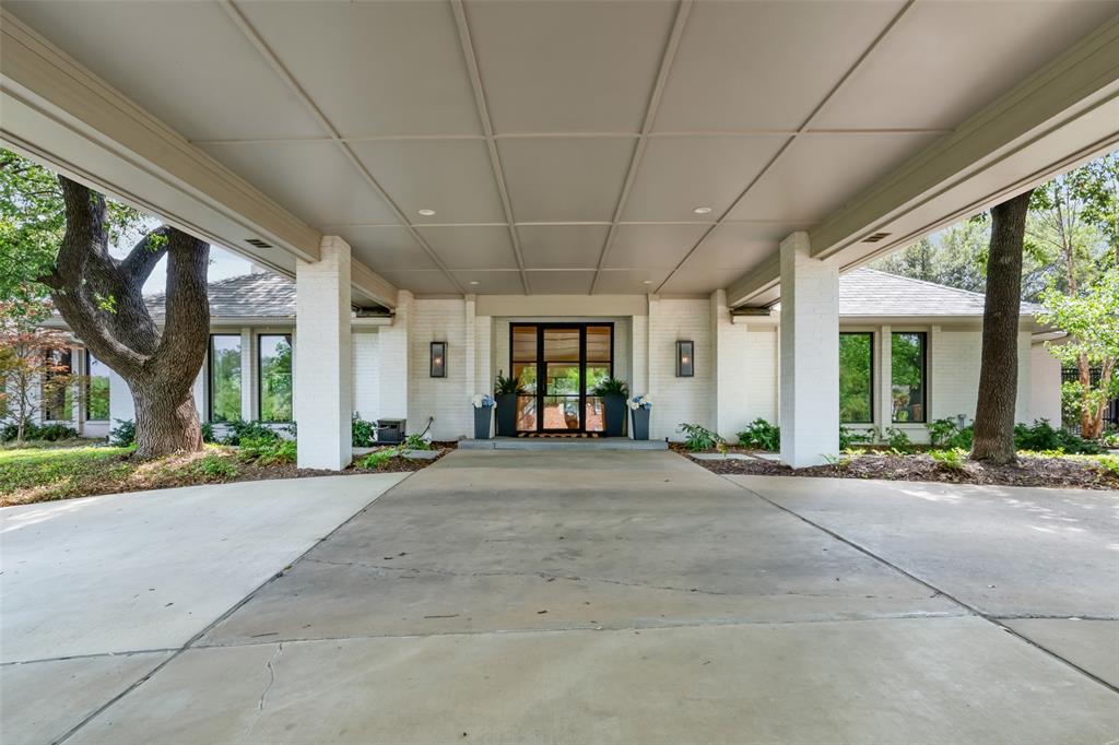 6117 Merrymount Road Westover Hills, TX 76107 - Photo 7 of 39 Doorway to property with brick siding