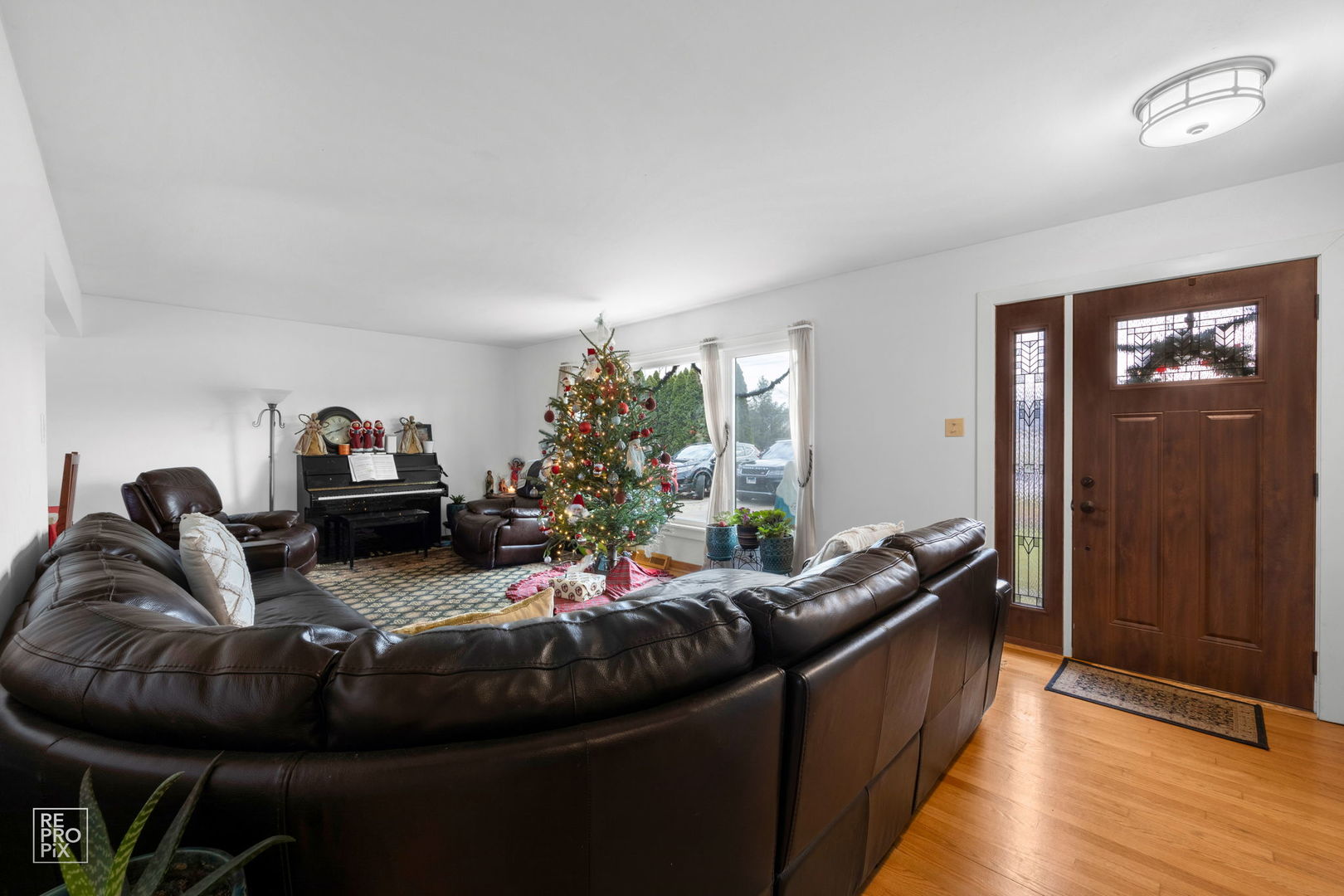 362 63rd Street Willowbrook, IL 60527 - Photo 3 of 25 a living room with furniture and a potted plant