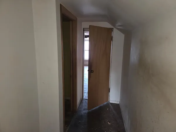 a view of a closet