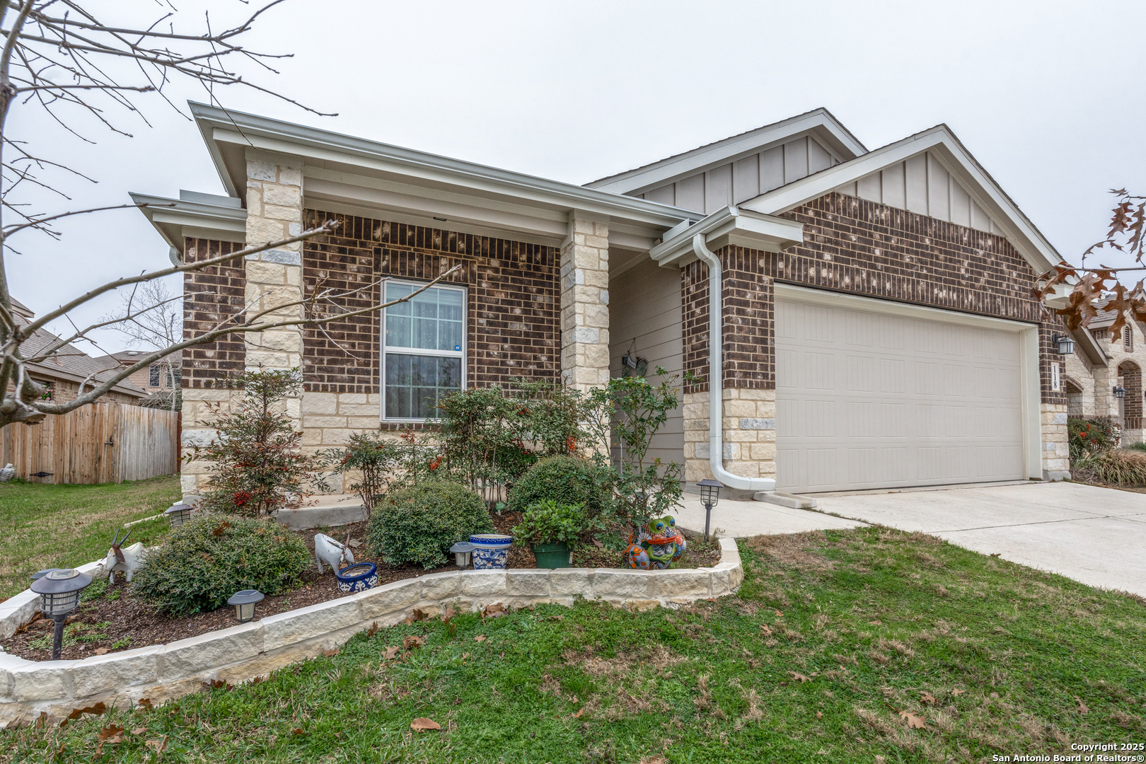 118 Sunset Heights Cibolo, TX 78108 - Photo 1 of 1 front view of a house with a yard