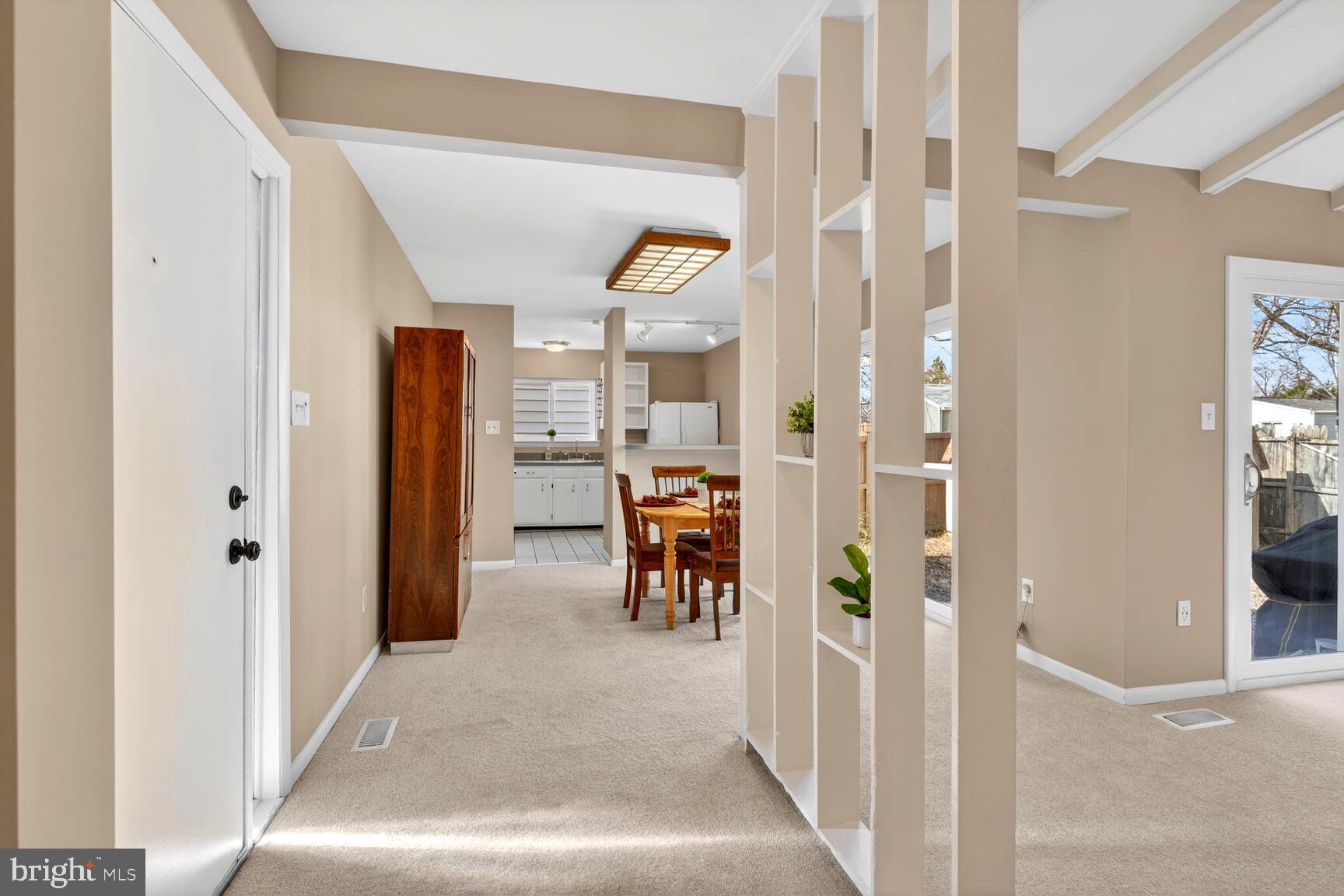 7204 Lavender Lane Springfield, VA 22150 - Photo 3 of 28 Foyer Looking into Dining/Kitchen
