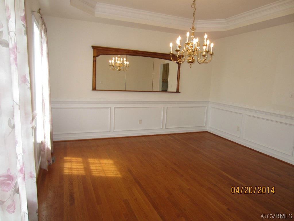 1443 Goswick Ridge Road Midlothian, VA 23114 - Photo 4 of 22 a view of a room with wooden floor