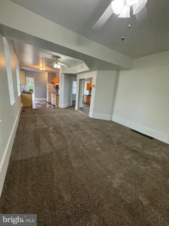 a view of a livingroom with a fireplace