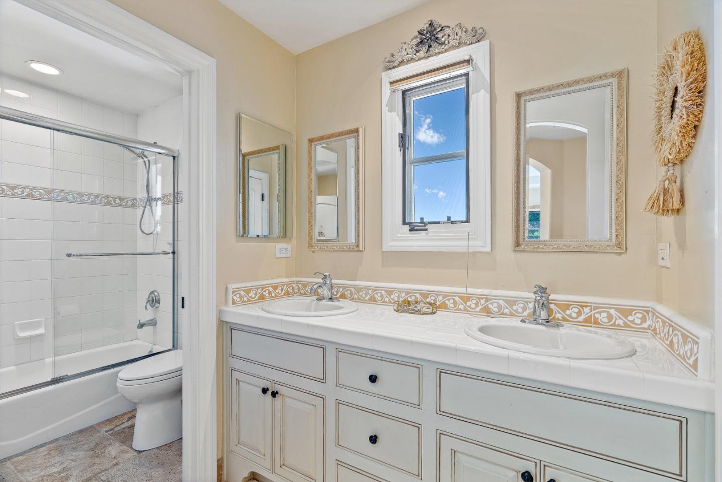 1405 Lakeview Court San Martin, CA 95046 - Photo 36 of 83 a bathroom with a sink a toilet and shower