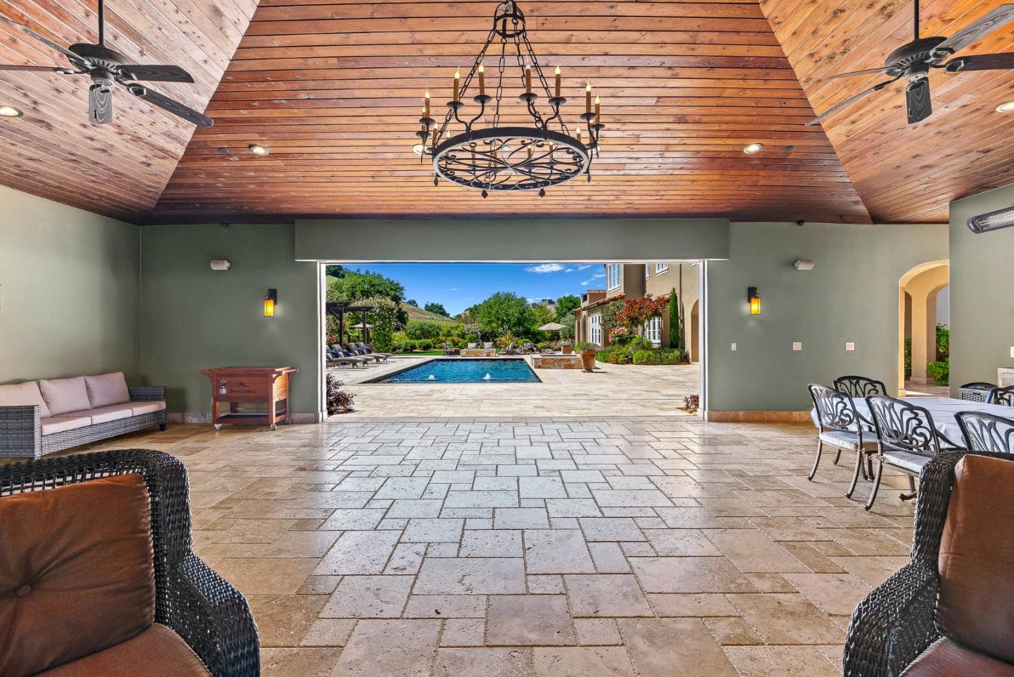 1405 Lakeview Court San Martin, CA 95046 - Photo 47 of 83 a view of a patio with a table and chairs
