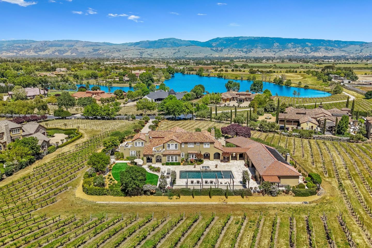 1405 Lakeview Court San Martin, CA 95046 - Photo 68 of 83 a view of a city with an ocean view