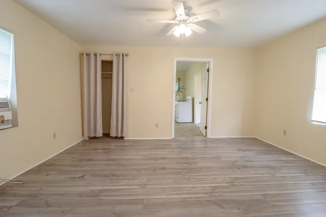 wooden floor in an empty room