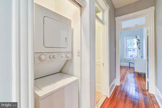 1319 T Street Northwest Washington, DC 20009 - Photo 16 of 25 a view of bathroom with washer and dryer
