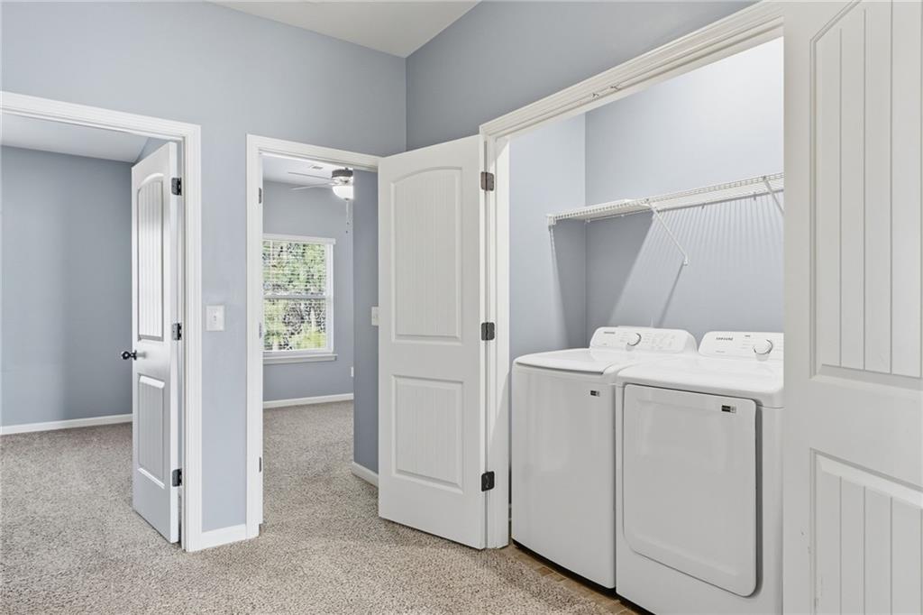 112 Spring Way Square Canton, GA 30114 - Photo 15 of 41 a view of utility room with closet