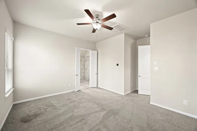 a close view of closet