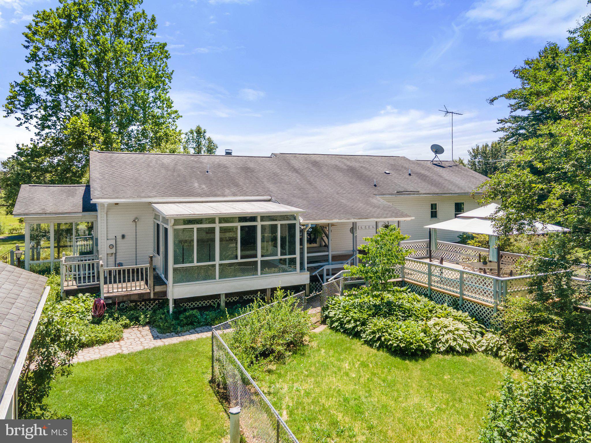 9636 Clarkes Road Bealeton, VA 22712 - Photo 58 of 88 Back of house with fenced area