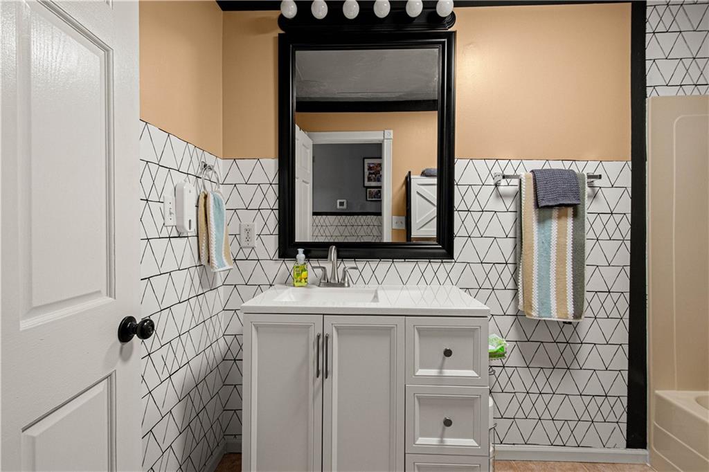 3054 Bedillion Road Washington, PA 15301 - Photo 20 of 47 Updated vanity and neutral finishes create a fresh, clean look.