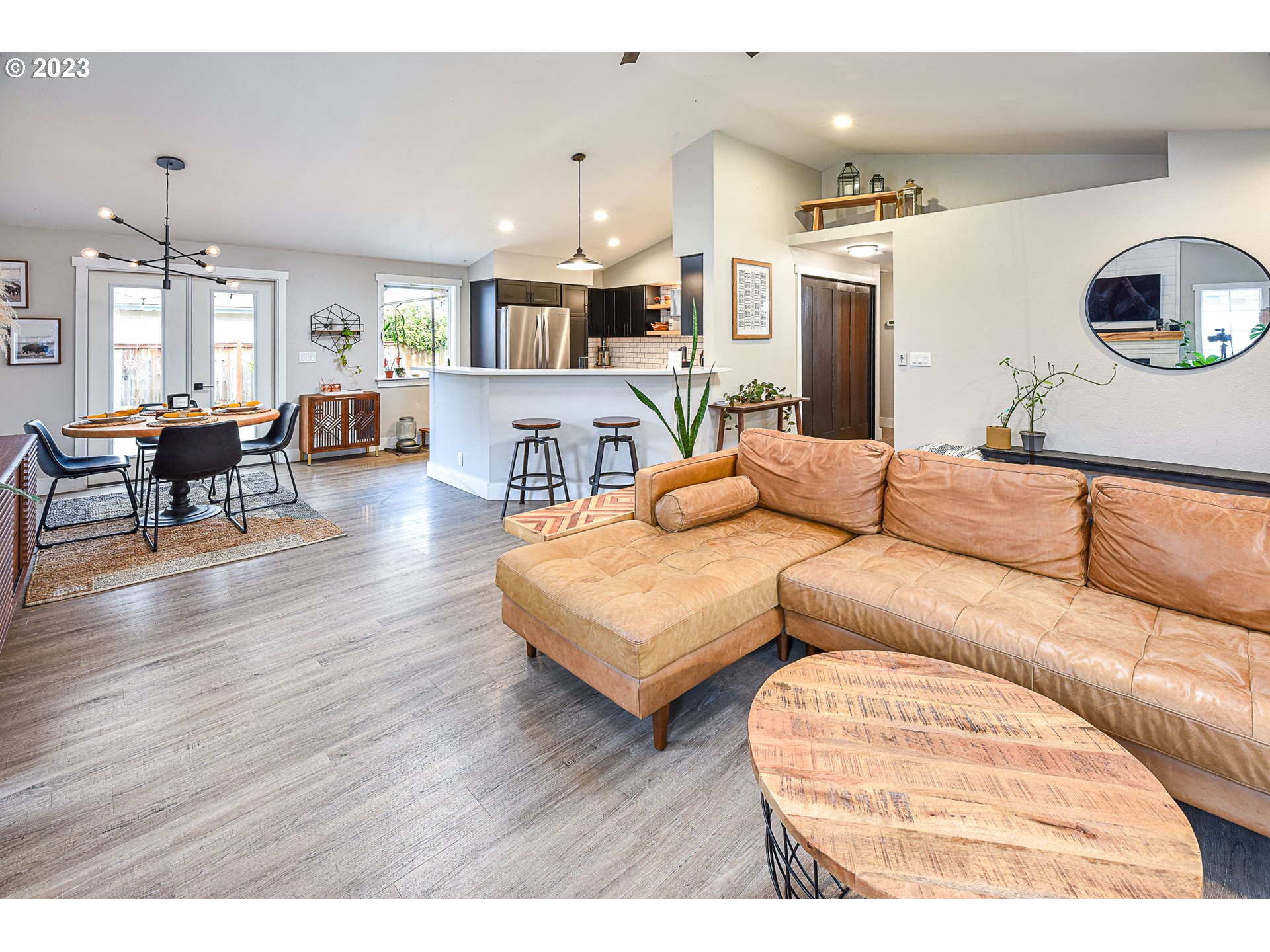 5676 D Street Springfield, OR 97478 - Photo 8 of 29 a living room with furniture and a wooden floor