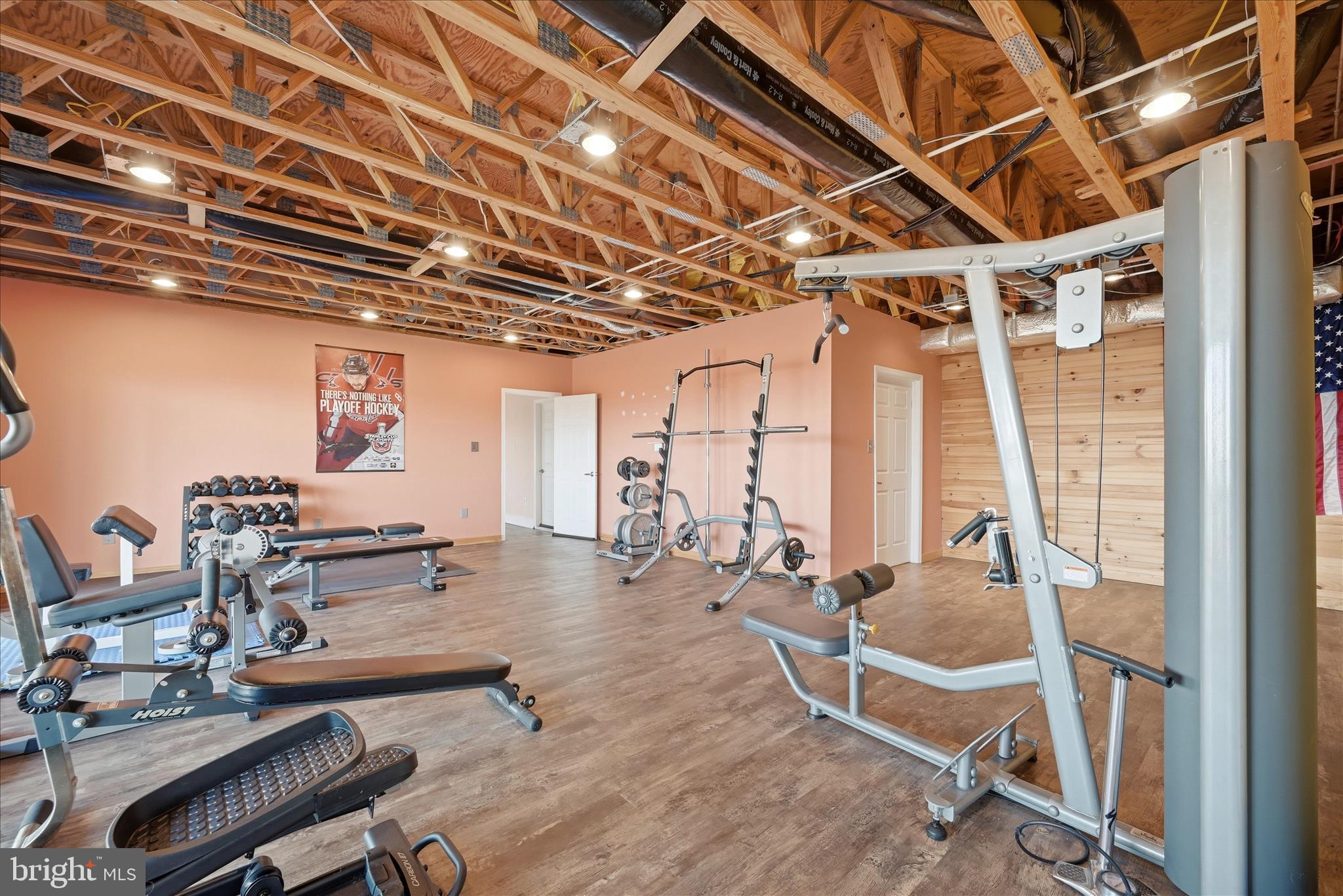 2152 Supinlick Ridge Road Broadway, VA 22815 - Photo 54 of 89 a room with gym equipment