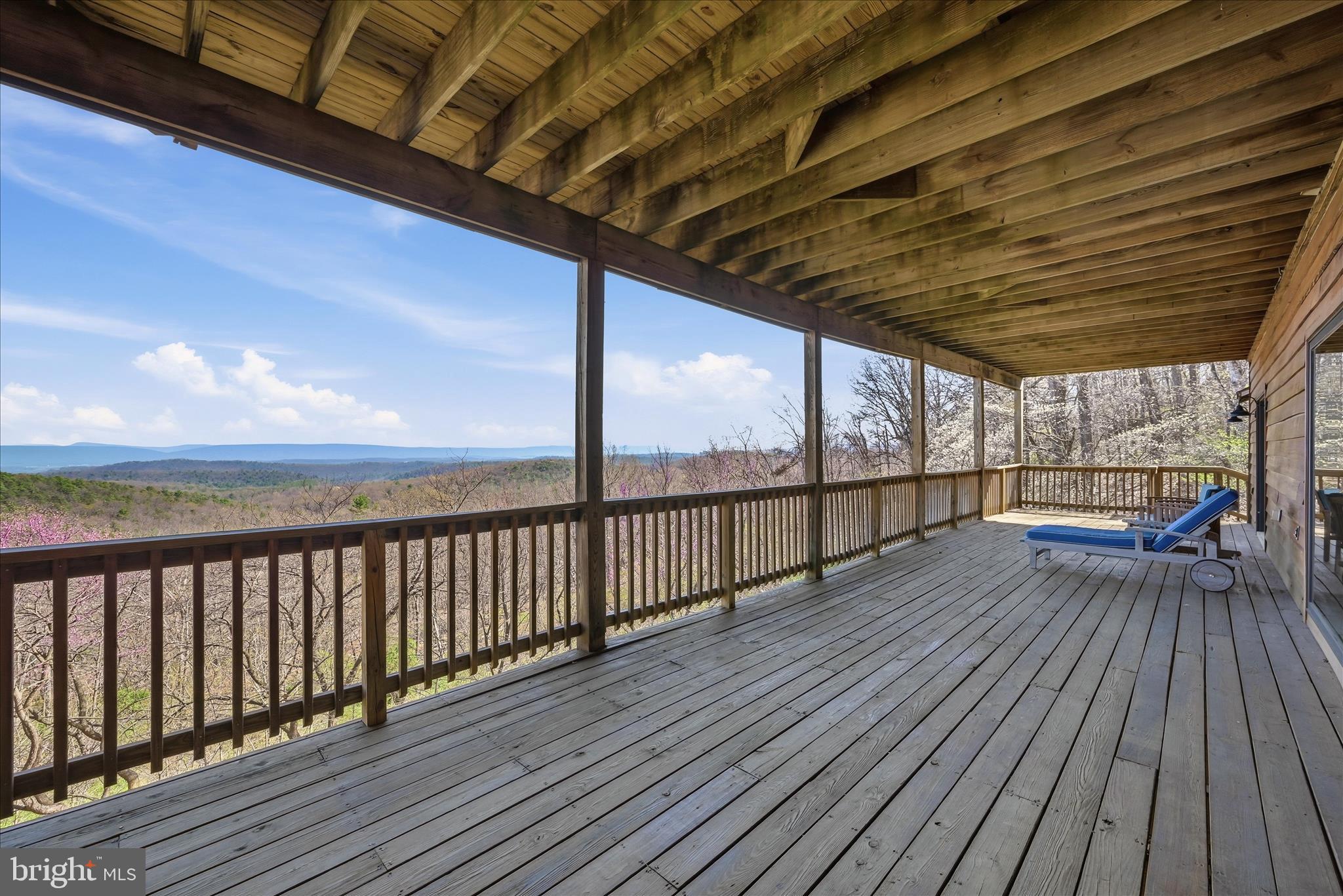 2152 Supinlick Ridge Road Broadway, VA 22815 - Photo 67 of 89 a view of balcony with wooden floor