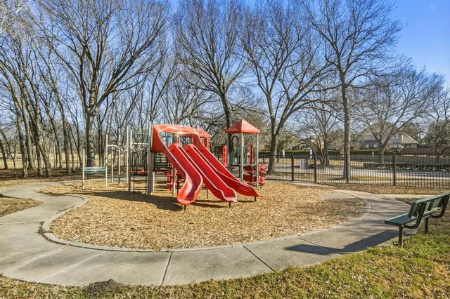 a view of outdoor space with playground