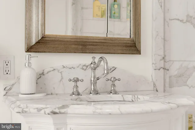 a bathroom with shower