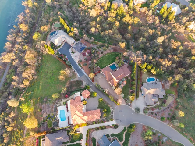 a city view with tall buildings