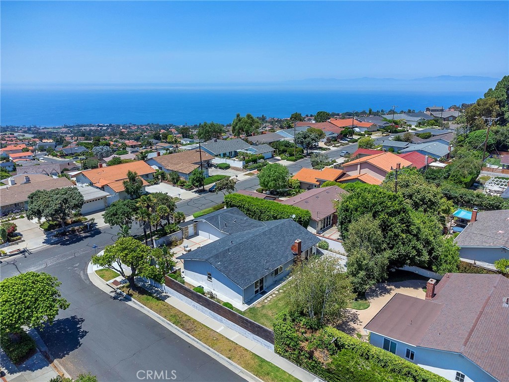 28084 Ella Road Rancho Palos Verdes, CA 90275 - Photo 35 of 38 an aerial view of residential houses with outdoor space and street view