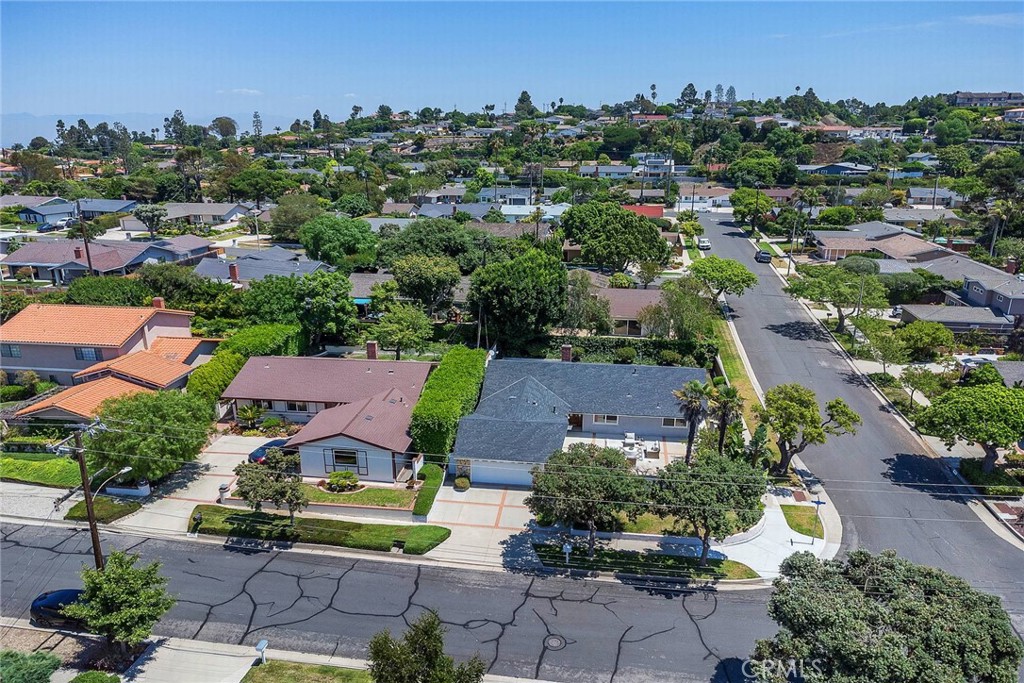 28084 Ella Road Rancho Palos Verdes, CA 90275 - Photo 38 of 38 an aerial view of a houses with a city street view
