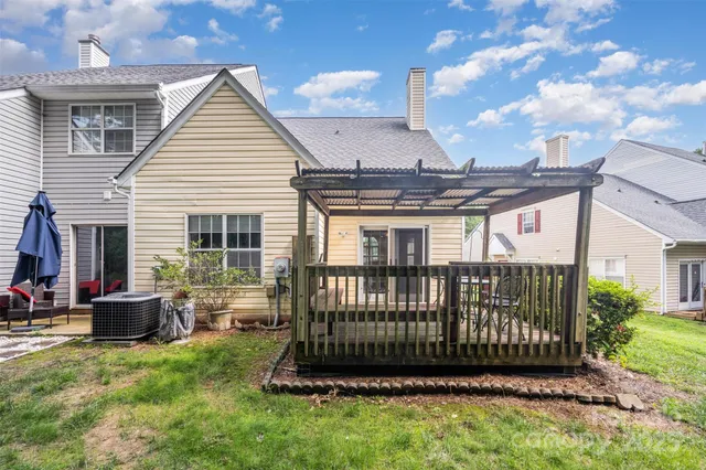 a view of a roof deck
