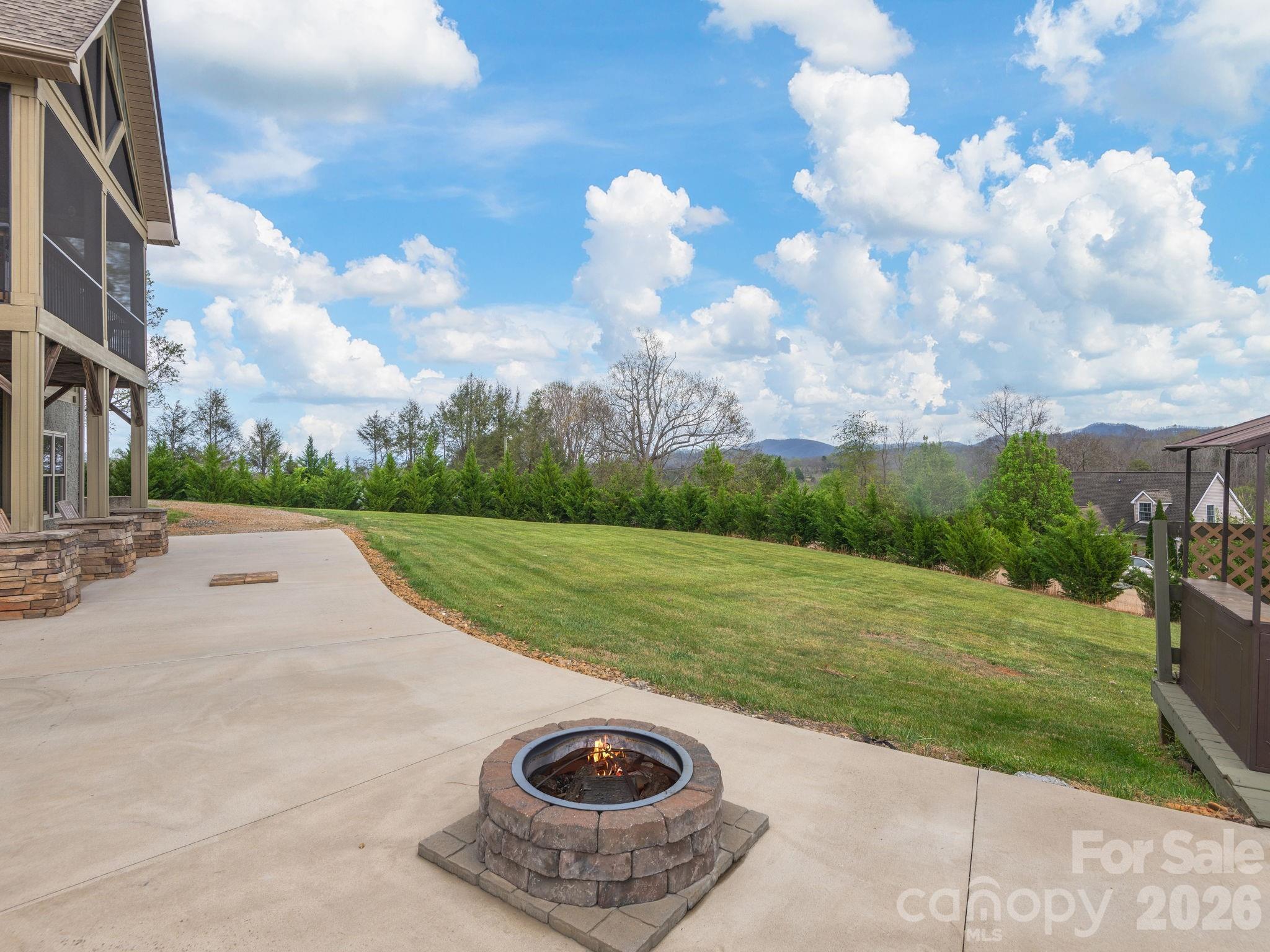 193 Youngs Cove Road Candler, NC 28715 - Photo 38 of 48 a view of outdoor space yard and entertaining space