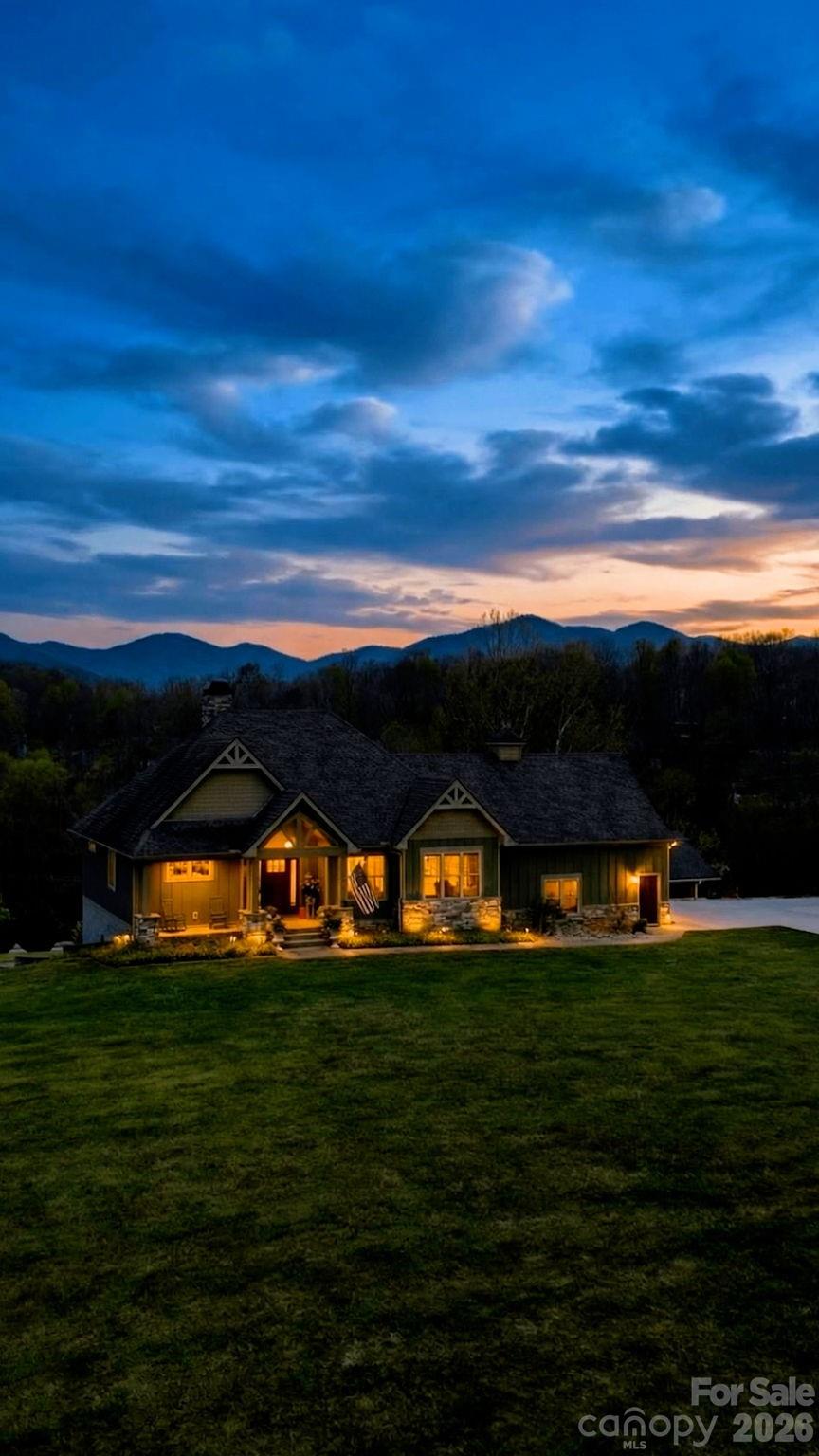 193 Youngs Cove Road Candler, NC 28715 - Photo 5 of 48 a view of a big yard