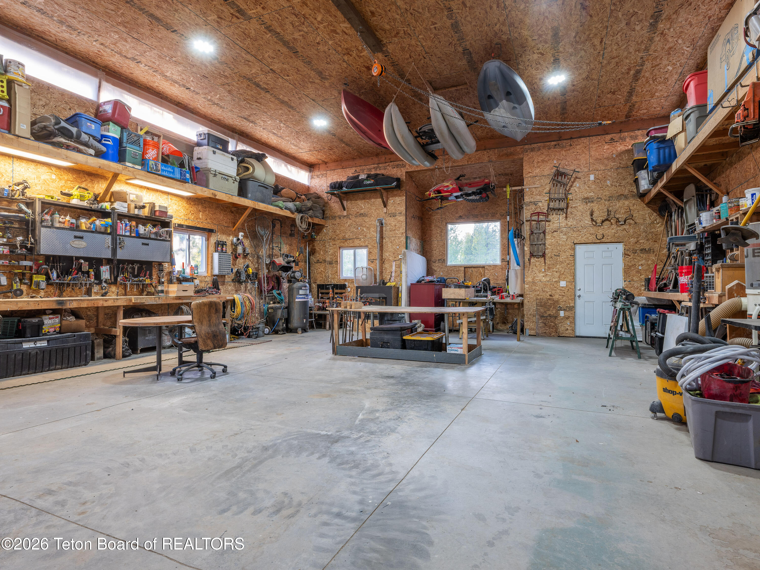 4068 West 9700 North Felt, ID 83424 - Photo 45 of 50 44 garage interior 2