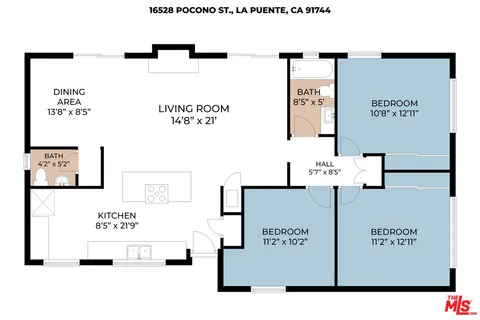 $819,000 | 16528 Pocono Street, La Puente, CA 91744