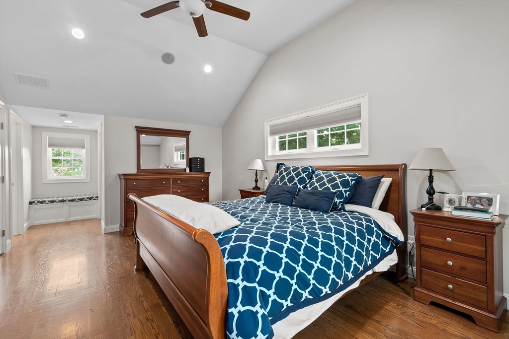 48 Atwill Road Boston, MA 02132 - Photo 17 of 36 a bedroom with a bed and a dresser