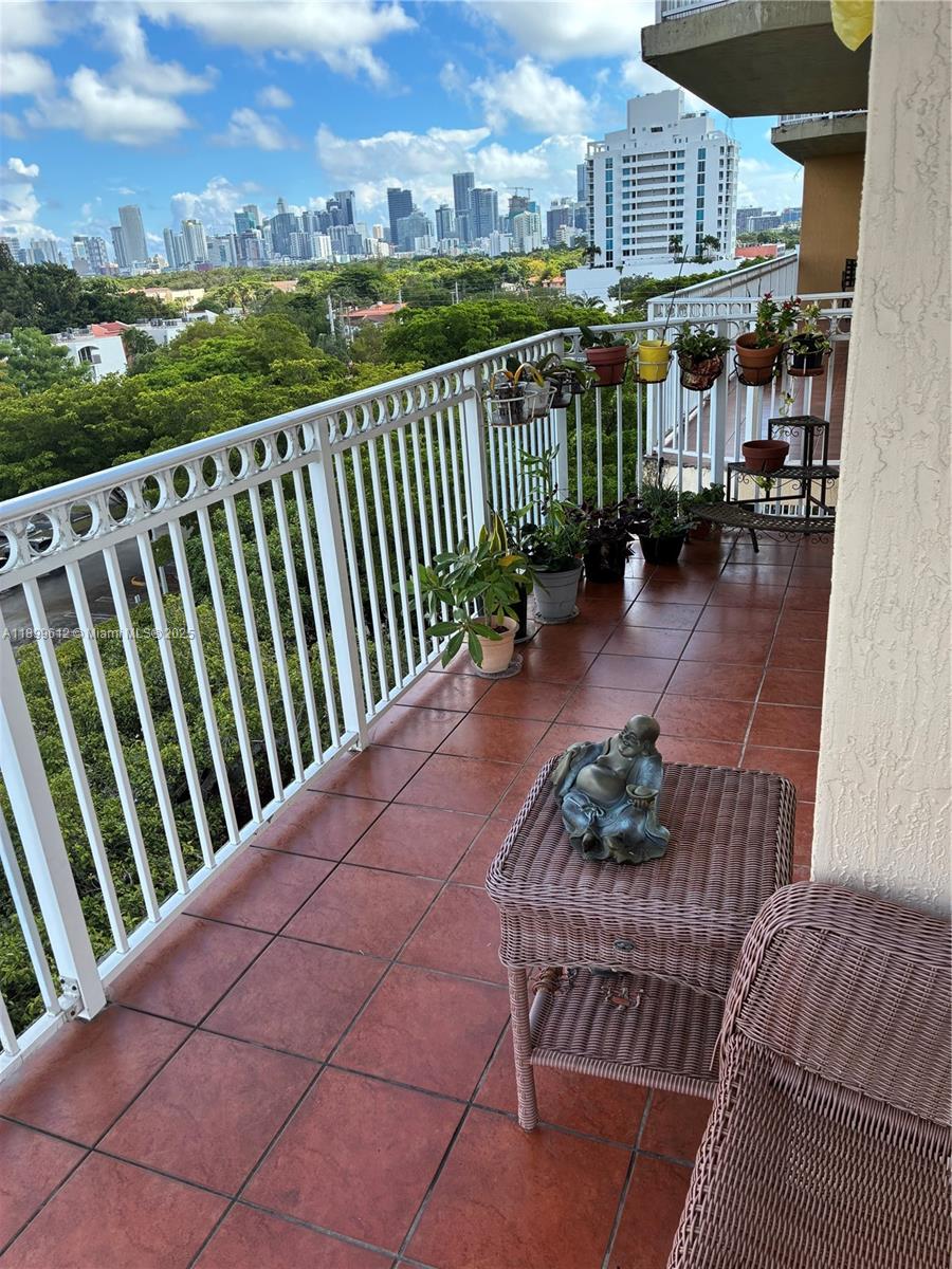 1650 Coral Way, Unit 808 Miami, FL 33145 - Photo 16 of 29 a view of balcony with outdoor space