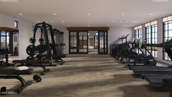 5000 North Camelback Ridge Drive, Unit 302 Scottsdale, AZ 85251 - Photo 39 of 42 a view of a room with gym equipment