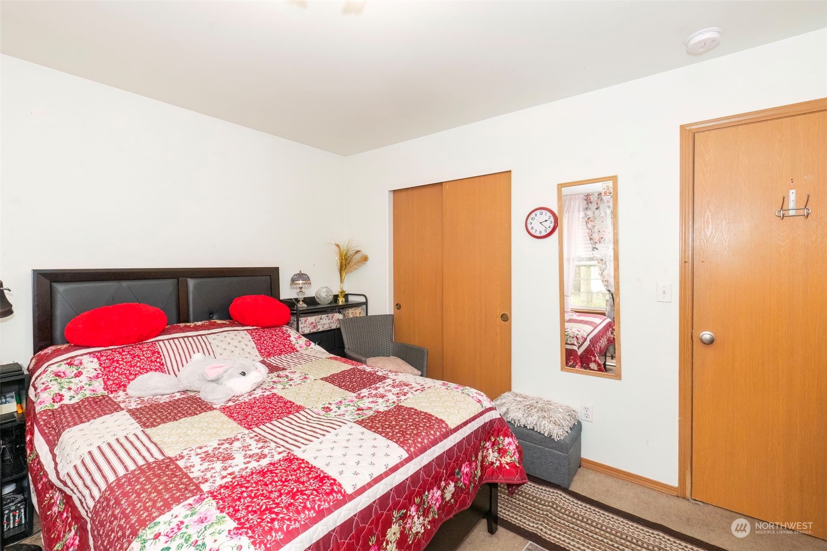 8222 178th Avenue Southwest Rochester, WA 98579 - Photo 23 of 36 a bedroom with a bed and a closet