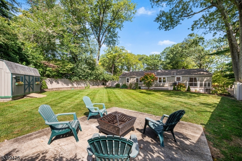 333 Old Tote Road Mountainside, NJ 07092 - Photo 46 of 48 a view of a chair and table in the garden