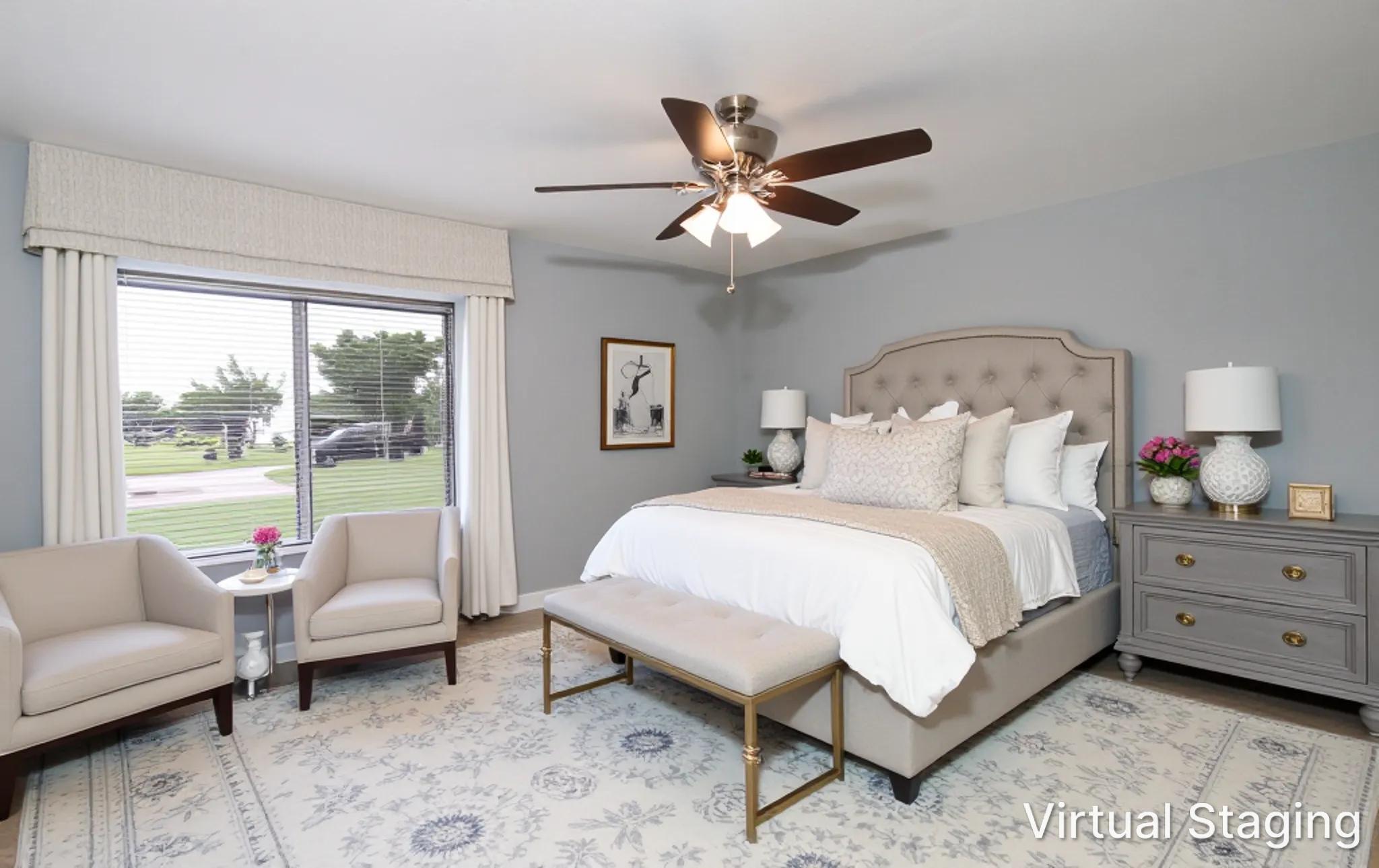 400 Southwest Ruffner Court Port St. Lucie, FL 34953 - Photo 20 of 27 Virtual Stagged Bedroom