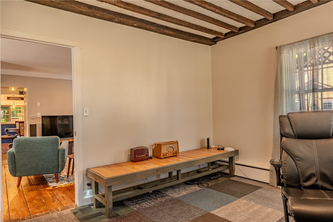 726 Washington Street Coventry, RI 02816 - Photo 22 of 45 Office/Bedroom with original beamed ceiling