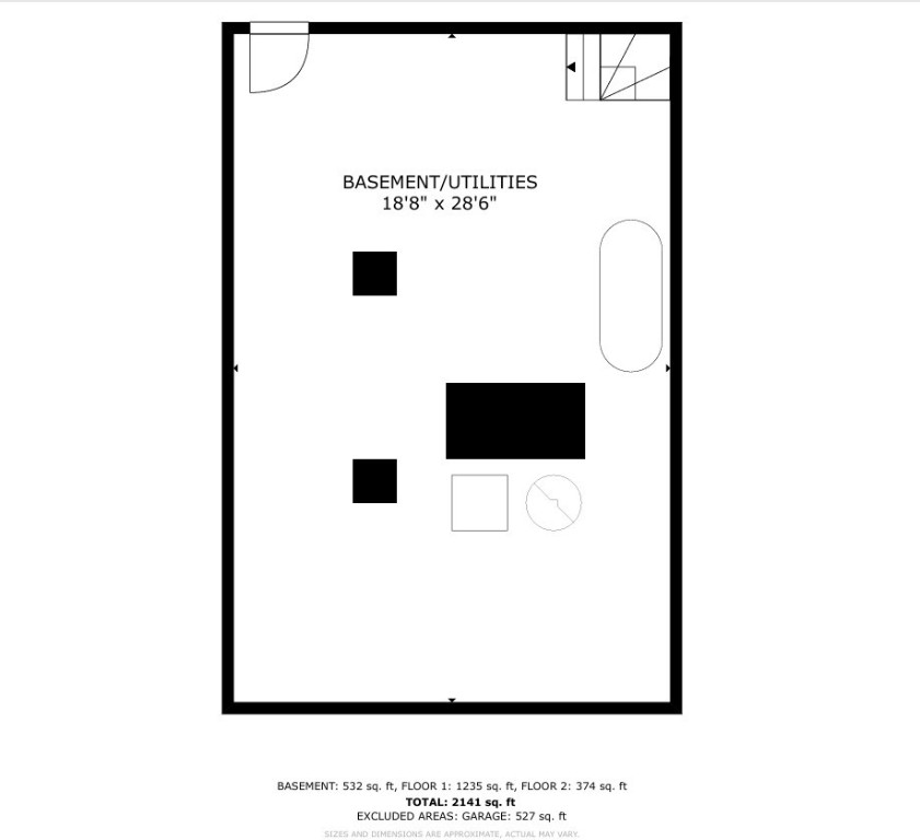 726 Washington Street Coventry, RI 02816 - Photo 33 of 45 Unfinished Basement with storage and mechanicals