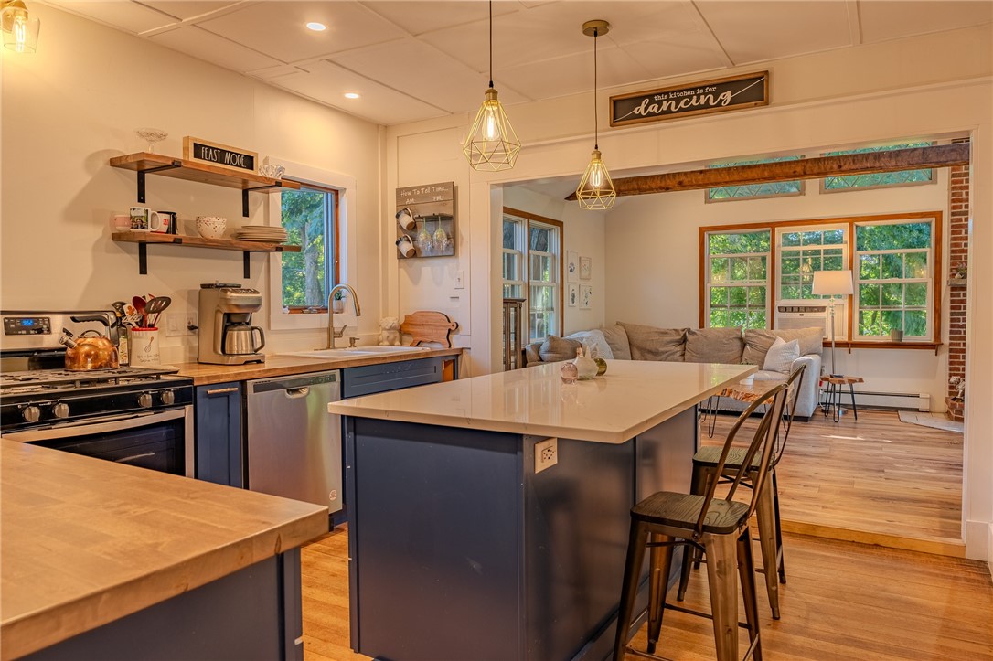 726 Washington Street Coventry, RI 02816 - Photo 9 of 45 Fully renovated kitchen open to bright family room