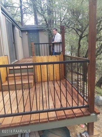 1520 White Spar Road Prescott, AZ 86303 - Photo 16 of 20 a view of staircase with a lake view