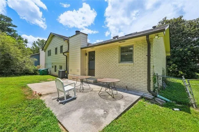 a house view with a sitting space