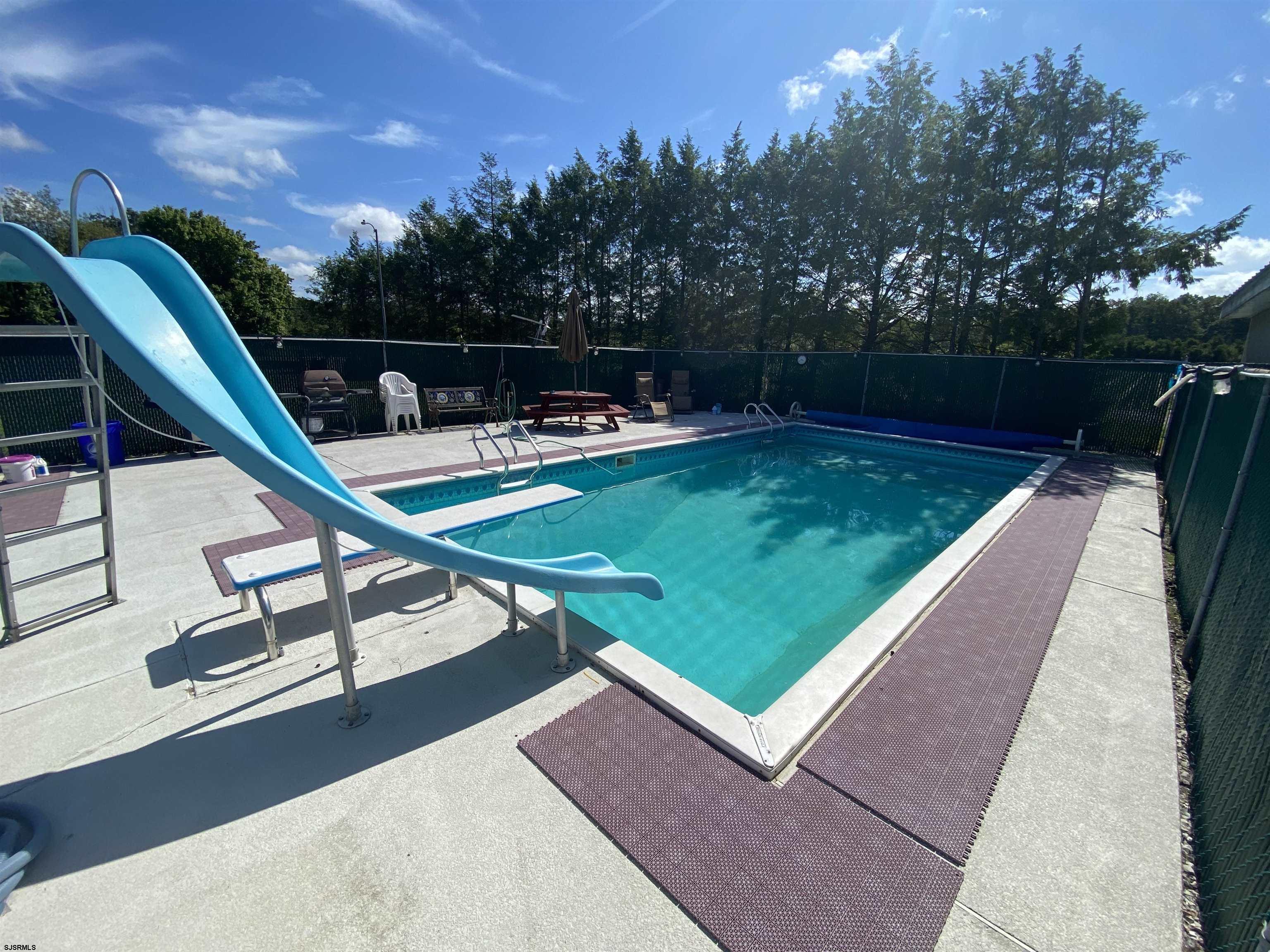 346 Tuckahoe Road Vineland, NJ 08360 - Photo 33 of 44 a view of a swimming pool with a patio and a yard