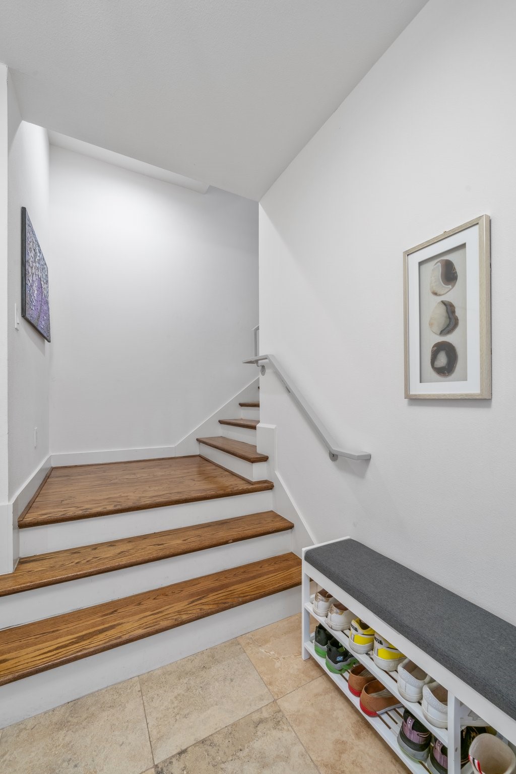 1804 Prospect Street Houston, TX 77004 - Photo 10 of 49 Spacious stairs. This home offers also an elevator shaft.