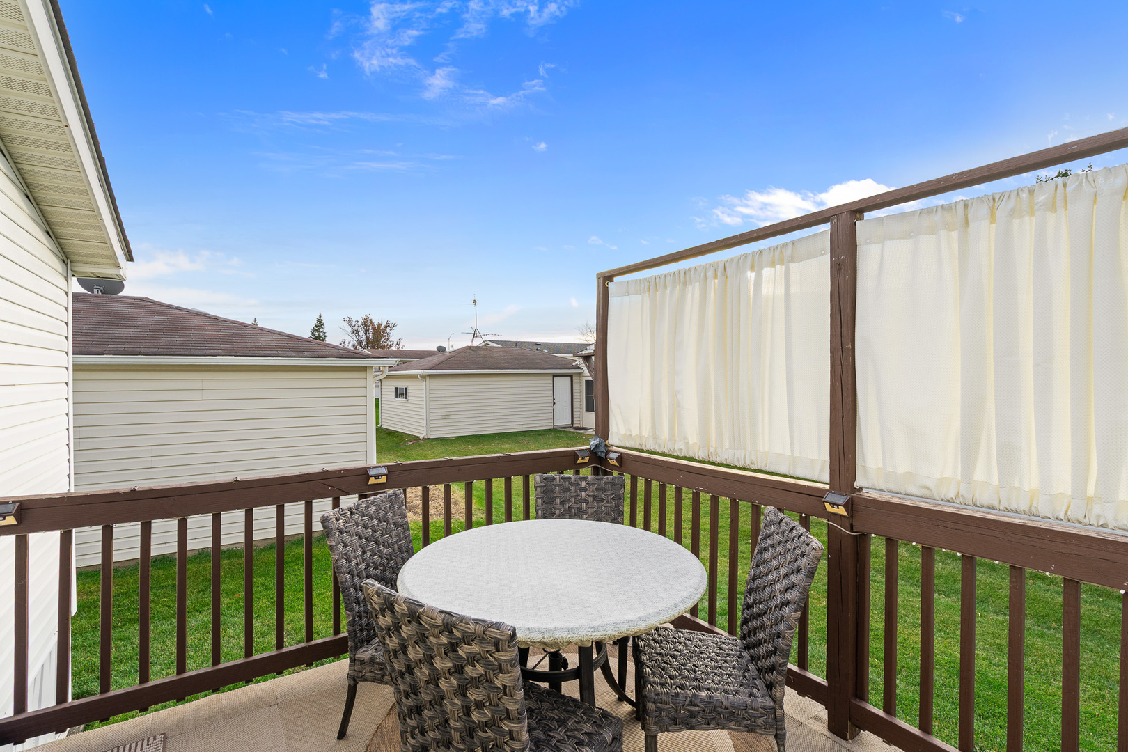 22710 South Ravisloe Lane Frankfort, IL 60423 - Photo 26 of 35 a view of a balcony with furniture