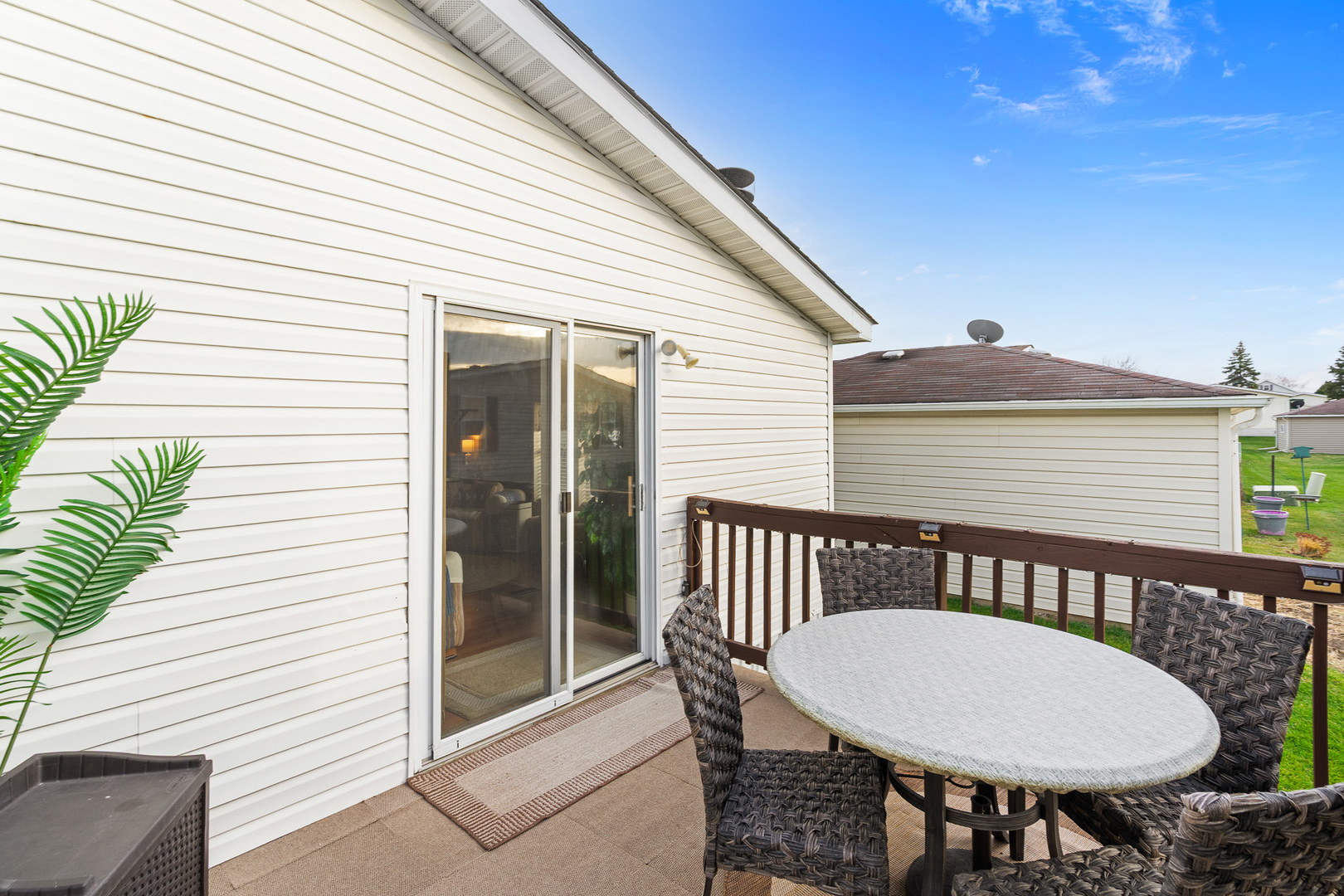 22710 South Ravisloe Lane Frankfort, IL 60423 - Photo 27 of 35 a view of a chairs and table in the balcony