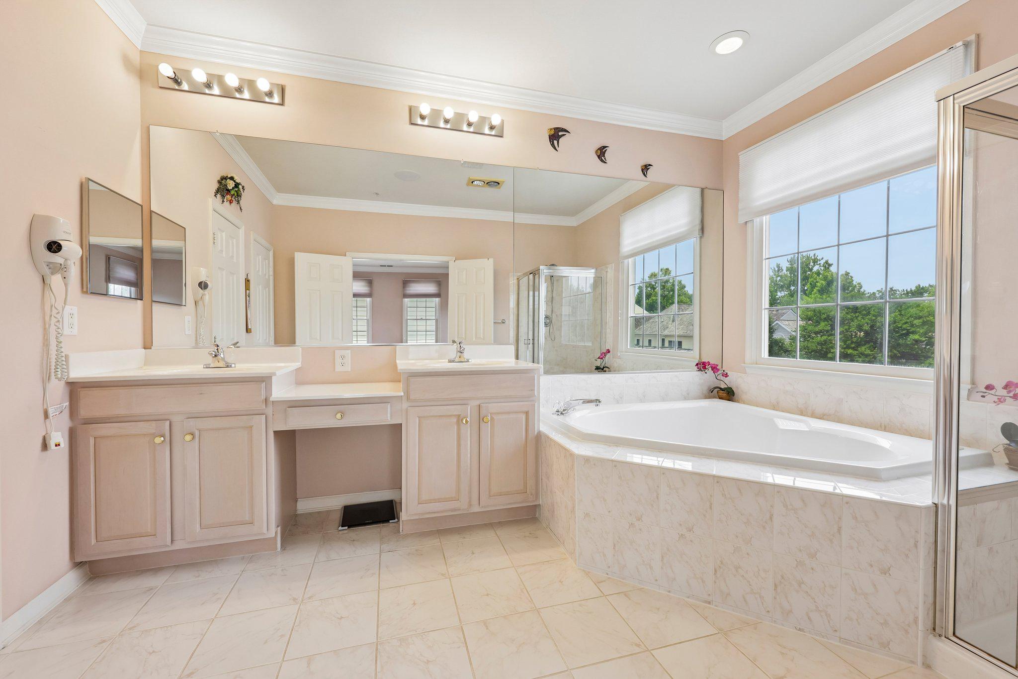 331 Alfandre Street Gaithersburg, MD 20878 - Photo 17 of 38 Serene primary bathroom with natural light.