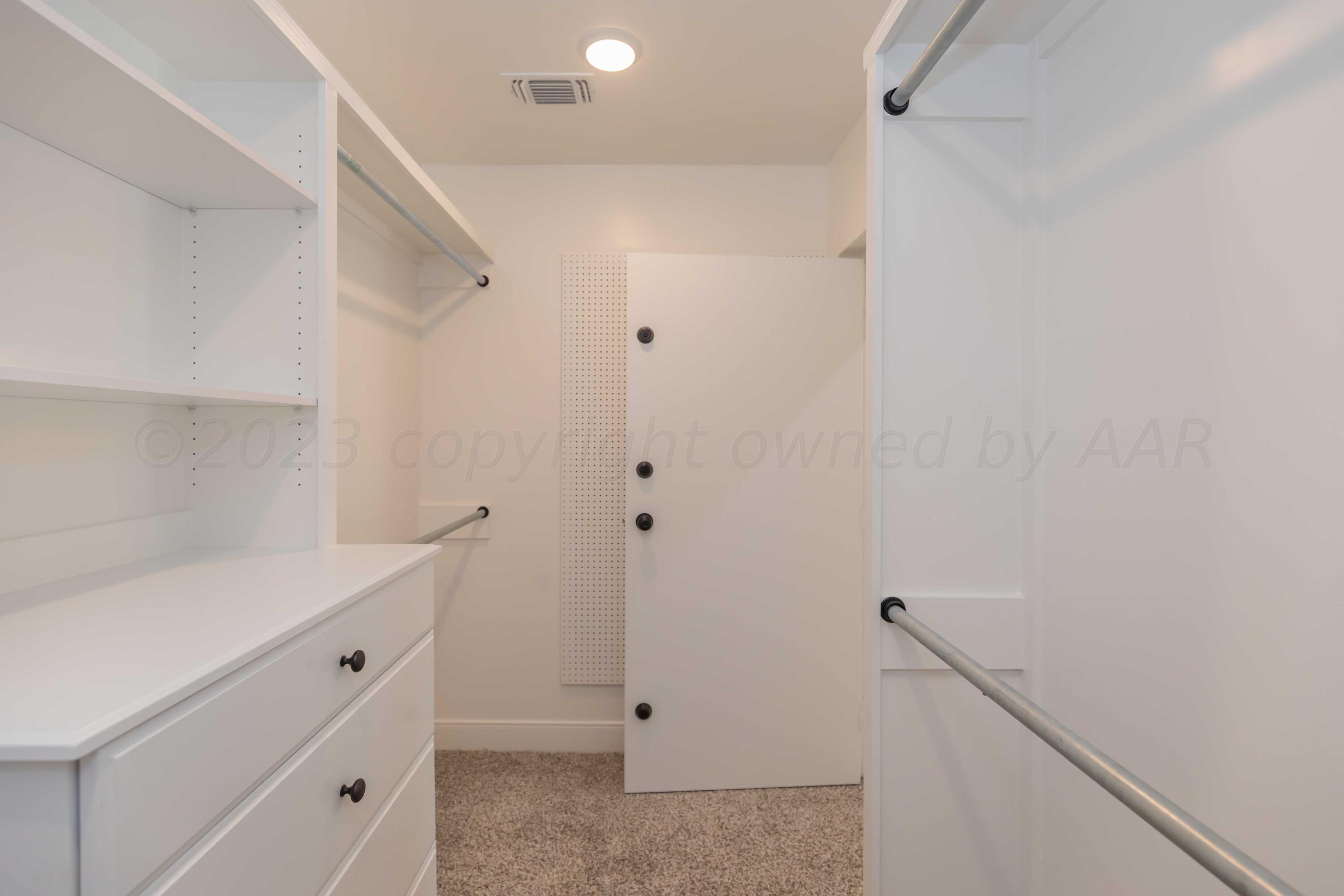 6104 Bay Ridge Amarillo, TX 79119 - Photo 39 of 48 MASTER CLOSET VIEW 2