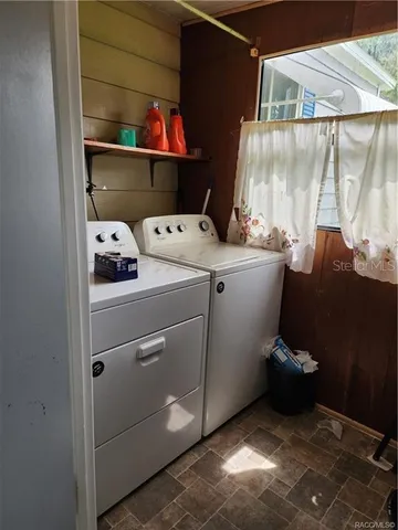 a room with storage and utility