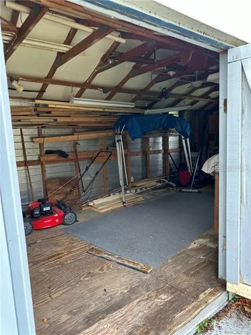 a view of storage and utility room