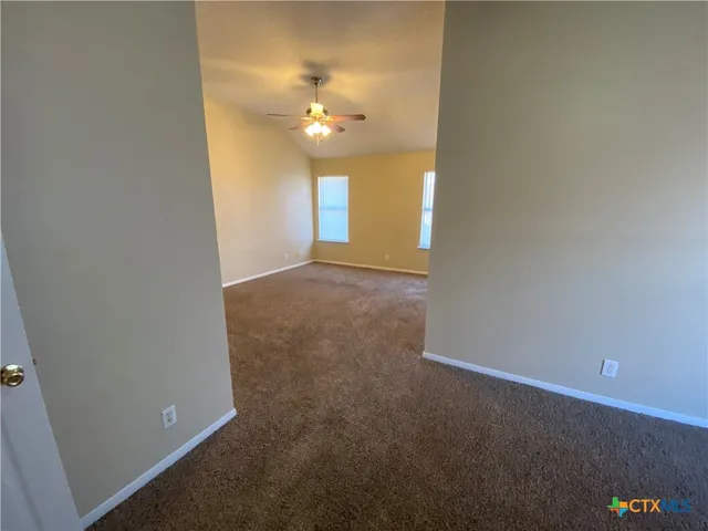 a view of an empty room